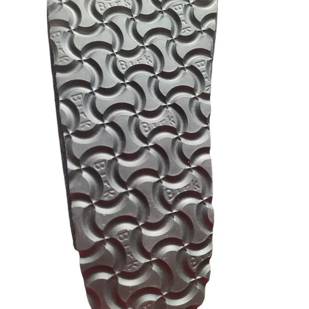 Birkenstock Navy Arizona Shearling Suede Leather Sandals 42 - Picture 7 of 9